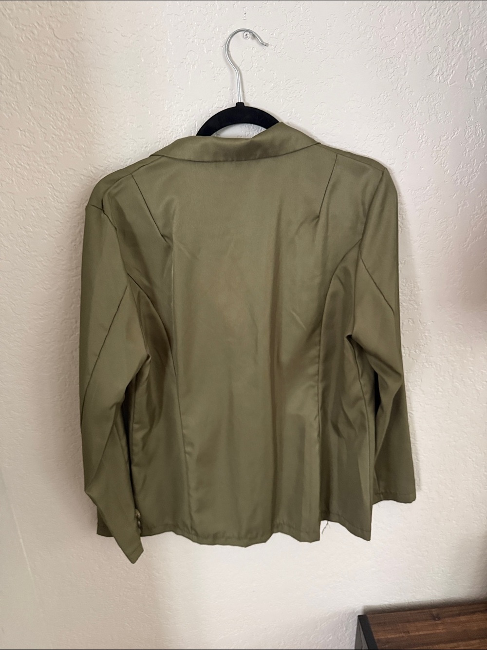 SHEIN Olive Single-Button Women's Blazer - Picture 5 of 5